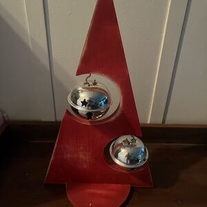 wood Christmas tree holiday decor